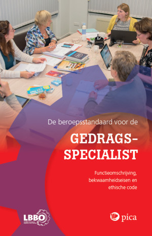 Omslag De beroepsstandaard voor de gedragsspecialist
