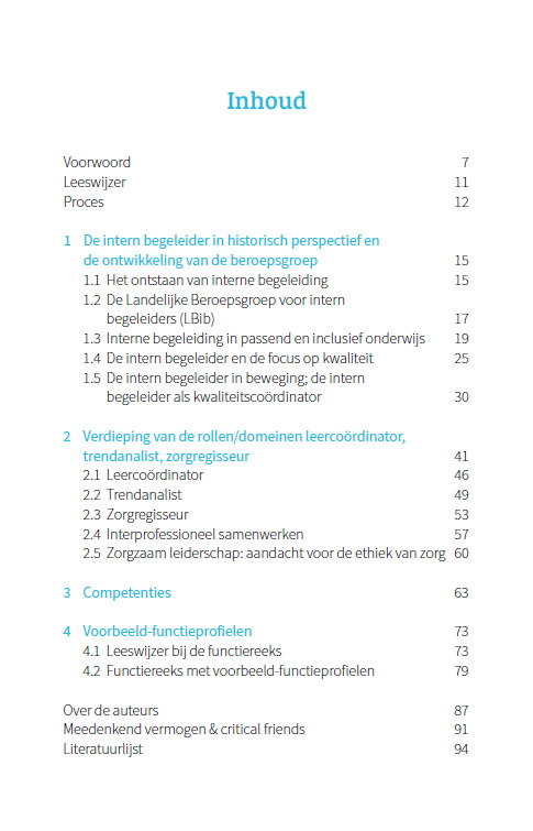 De beroepsstandaard voor de intern begeleider als kwaliteitscoördinator - Afbeelding 2