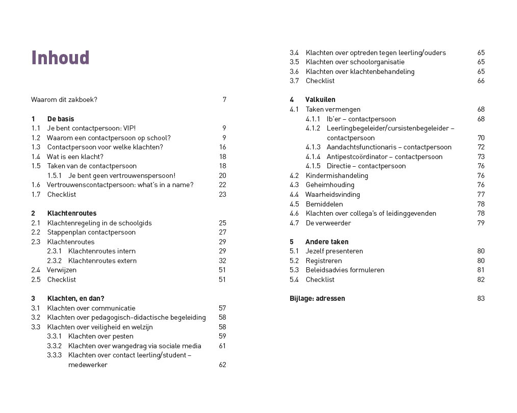 Het zakboek voor contactpersonen in po, vo en mbo - Afbeelding 2