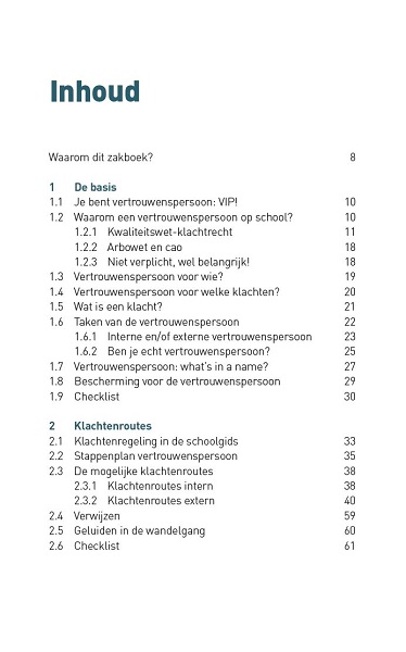 Het zakboek voor vertrouwenspersonen - Afbeelding 2