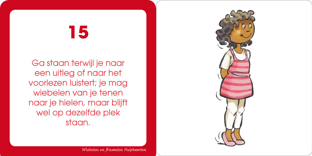 Wiebelen en friemelen hulpkaarten - Afbeelding 3